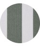 Wide Stripes Classic Green / White Acrylic Fabric