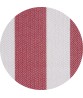 Wide Stripes Red White Acrylic Fabric