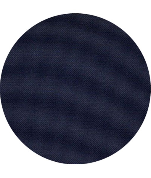 Blue Navy Piping White Acrylic Fabric